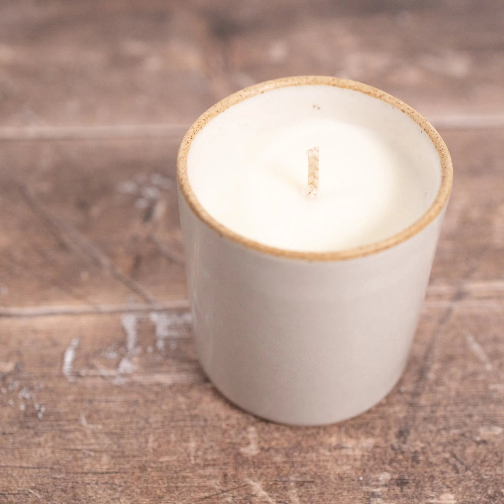 
            
                Load image into Gallery viewer, Flora + Fig | Stoneware Hand-Poured Soy Candle Candles
            
        