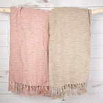 Mae Handwoven Throw Blanket Throws