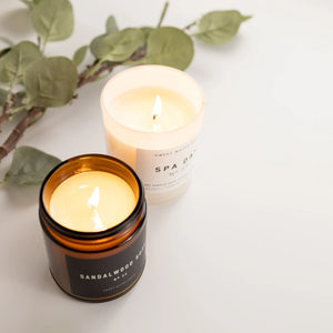 Stress Relief | Hand-Poured White Jar Candle Candles